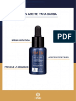 Aceite para Barba H-MEN Espanhol