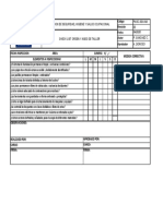 PASC-SGI-020 Check List de Orden Y Aseo Taller