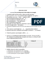 Patrulater Paralelogram Linia Mijlocie - Teorie