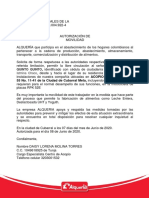 Carta Movilidad Acopios Contratistas