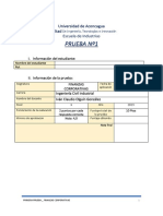 1ra Prueba - Finanzas Corporativas