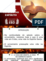 Slides Da Lição 12 - Vivendo No Espírito - Pr. Caramuru Afonso Francisco