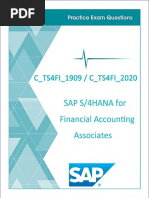 EX SAP S 4HANA For Financial Accounting Associates