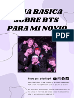 Guia Basica Sobre BTS para Tu Boyfriend