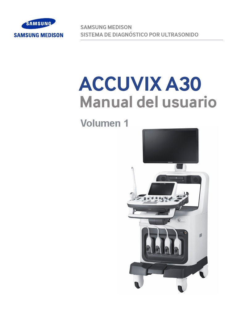 Manuel De Service Et Réparation Pour échographe Accuvix A30 - Occasion - Document Technique