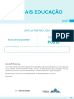 Caderno de Teste de Língua Portuguesa - Ensino Fundamental 1 - P0515