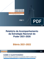 Apresentação Acompanhamento da Estratégia Nacional 2021-2022