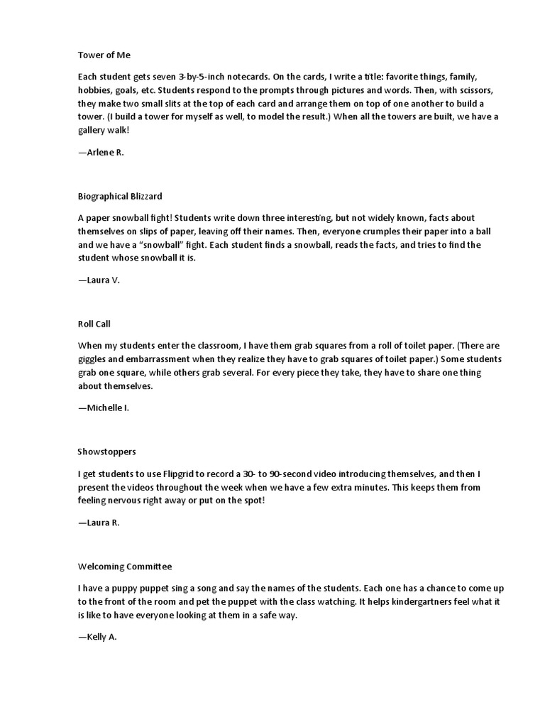 Ice Breakers PDF