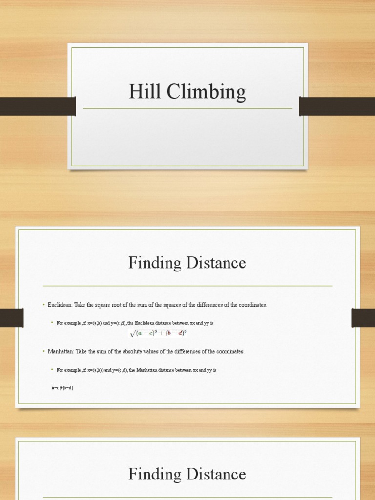 Lec 08 - Hill Climbing | PDF | Mathematical Optimization | Maxima And ...