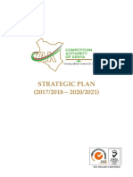 Competition Authority of Kenya Strategic Plan 201718 - 202021-Min
