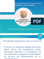 Presentacion Eje Tematico Adulto Mayor 2016