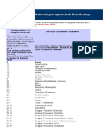 Planilha Modelo para Importacao Do Plano de Categorias