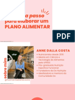 Intensivo de Nutri Pra Nutri - Plano Alimentar