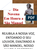 5º Dia Da Novena em Honra A São Manoel