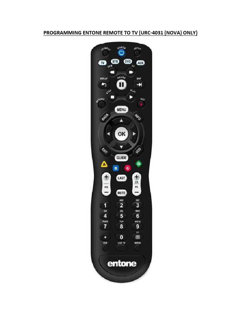 Entone Remote | PDF