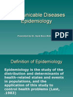 Communicable Diseases Epidemiology