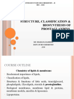 l10 Structure, Classification Biosynthesis of Prostaglandins