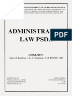 Administrative Law Psda