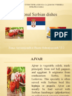 Traditional Serbian Dishes