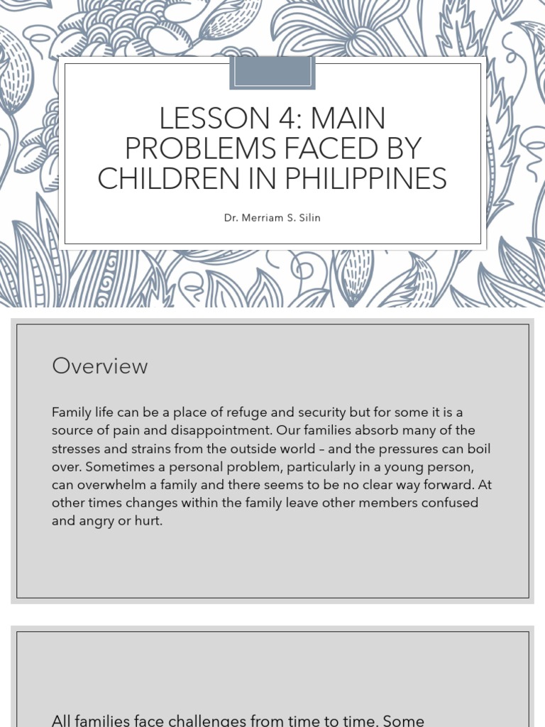 Challenges Facing Filipino Children | PDF | Children's Rights | Violence