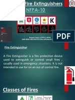 NFPA-10 Portable Fire Extinguisher