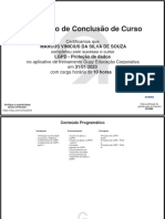 LGPD - Proteção de Dados - MARCUS VINICIUS DA SILVA DE SOUZA