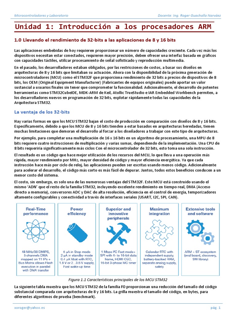 Ventajas de ARM en Microcontroladores | PDF | Ingeniería Informática ...