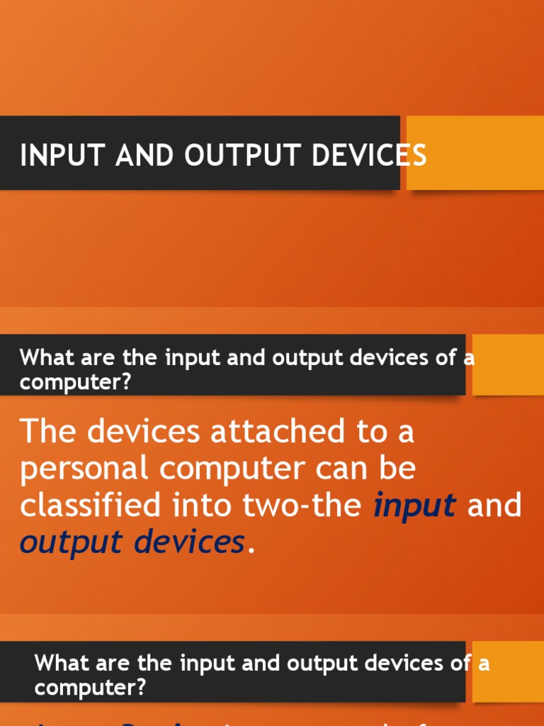 Pengertian Input Devices