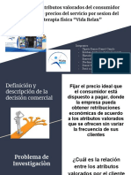 Investigación de Atributos Valorados Del Consumidor para La Fijación de Precios Del Servicio Por Sesion Del Centro de Terapia Física "Vida Relax"