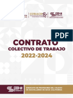 Contrato Colectivo de Trabajo Vigente 2022-2024 Spcobach