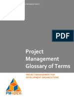 Project Management Glossary of Terms