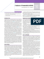 Extraarticular Features of Rheumatoid Arthritis