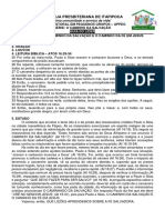 PG - Série o Caminho Da Salvação - 3º Encontro - o Caminho Da Salvação É o Caminho Da Fé em Jesus - at 16.25-34