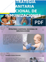 Estrategia Sanitaria Nacional de Inmunizaciones 3 Semana