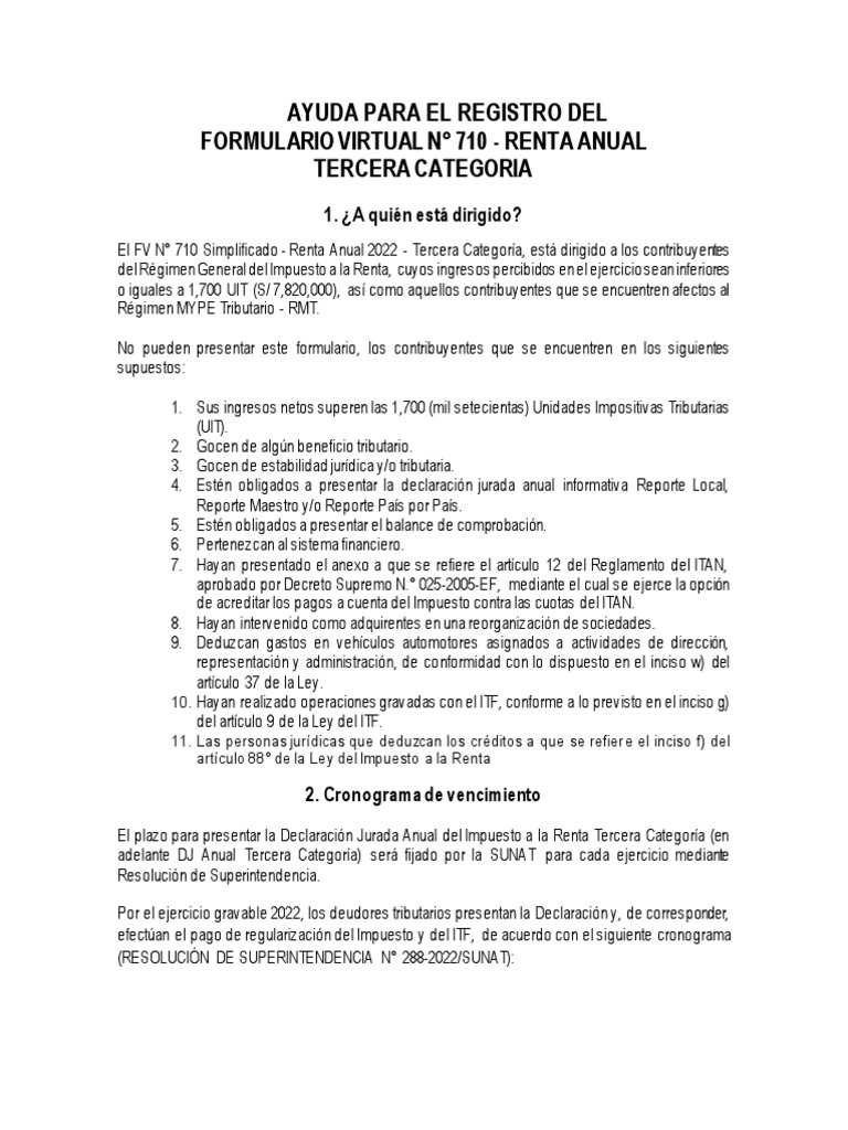 Ayuda FV 710 SI | PDF | normas internacionales de INFORMACION ...