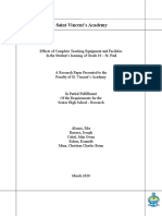 Effects of Complete Teaching Equipment and Facilities in The Student's Learning of Grade 10 - St. Paul