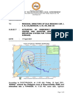 Activation For Typhoon BISING