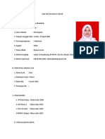 Daftar Riwayat Hidup