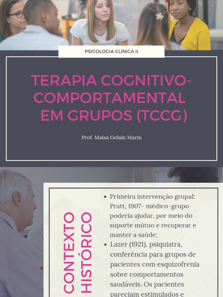 Terapia Cognitivo-Comportamental em Grupos-2 | PDF | Terapia cognitiva ...