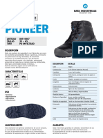 Ficha Tecnica de Bota Dielectrica Bata Modelo Pionner