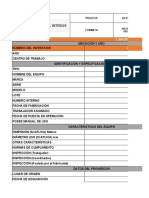 Formato Hoja de Vida de Equipos para Proteccion Contra Caidas