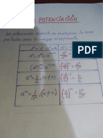 Tarea de Matematicas Concepto de Potenciacion y Radicacion. Victoria Alarcon Solis