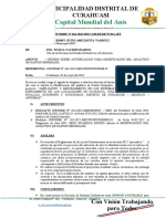 INFORME #024 - Sobre MODIFICACION DE PRESUPUESTO ANALITICO