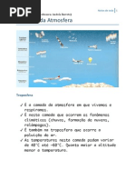 Camadas da Atmosfera