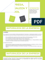 Empresa, Naturaleza y Rol