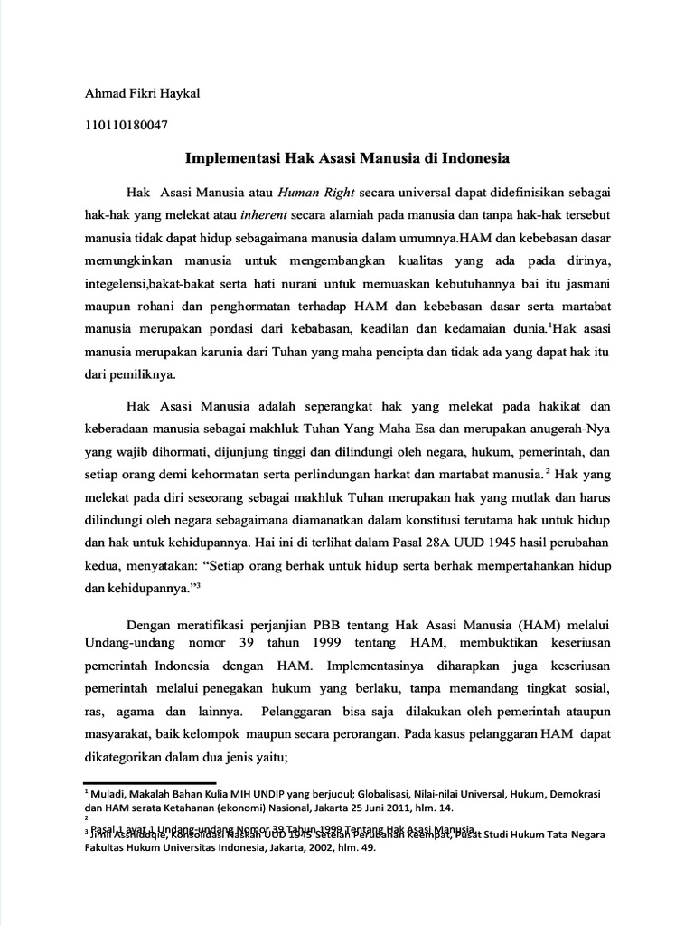 PDF Tugas Essay Ham - Compress | PDF