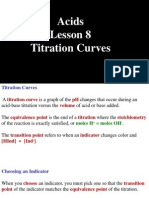 Acids Lesson 8 Titration Curves