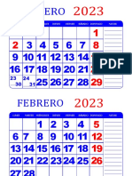 Calendario 2023 Chile