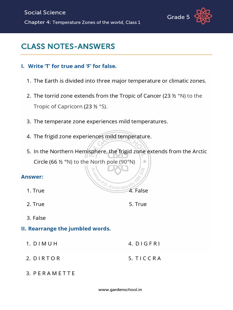 AK CN Grade+5 Social+Science Chapter+4 Class+1 | PDF | Equator ...