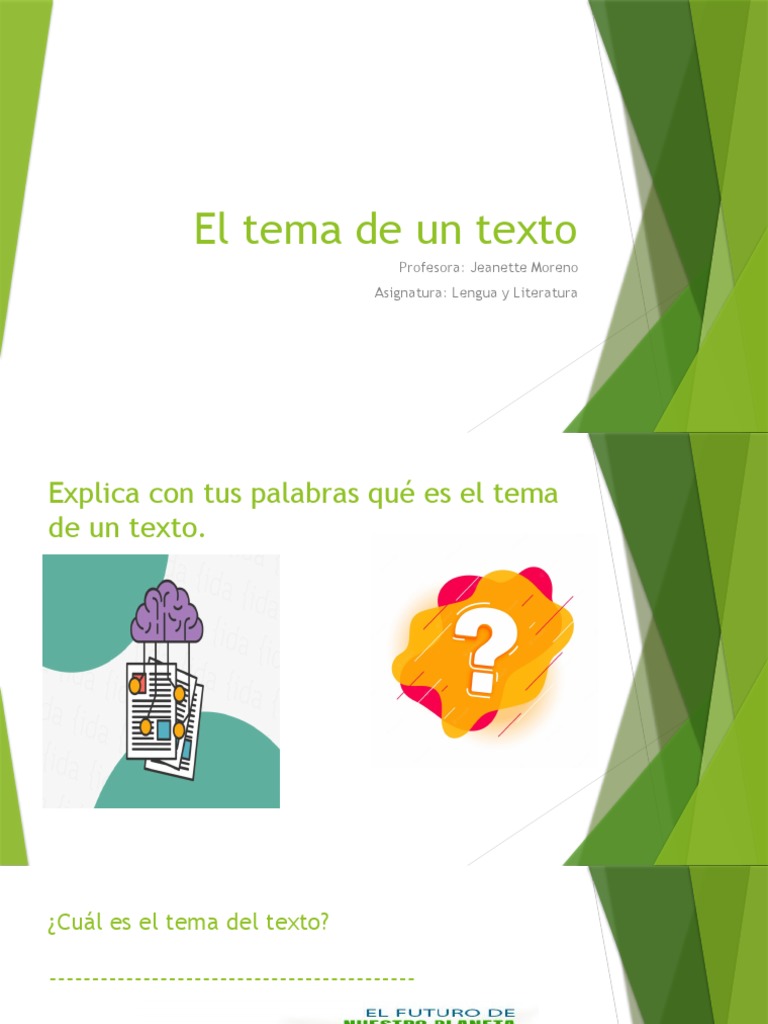 Determinar El Tema De Un Texto – ZDSVB